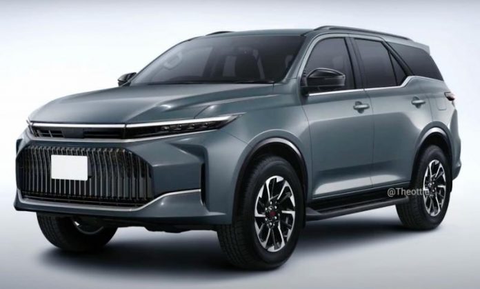 Нове покоління Toyota Fortuner показали на якісних рендерах