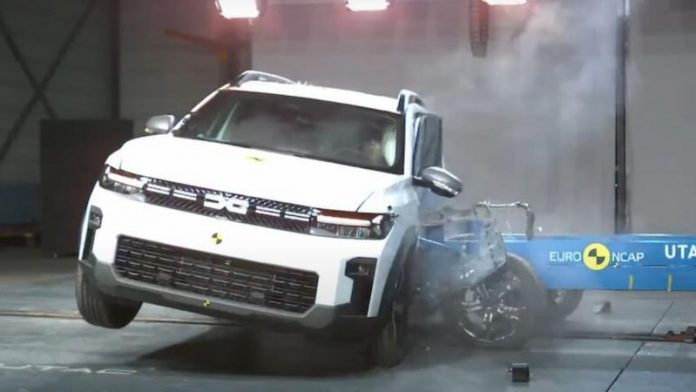 Dacia Bigster отримав лише 3 зірки на краш-тесті Euro NCAP