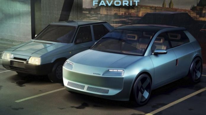 Skoda показала, як міг би виглядати Favorit у 2025 році