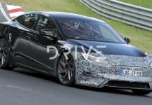 Шпигунські фото Tesla Model S 2026 показали оновлений бампер і агресивний дизайн