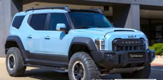 На базі Kia Tasman показали концепт брутального позашляховика
