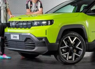 Новий Jeep Compass 2025 дебютував у лаймовому кольорі
