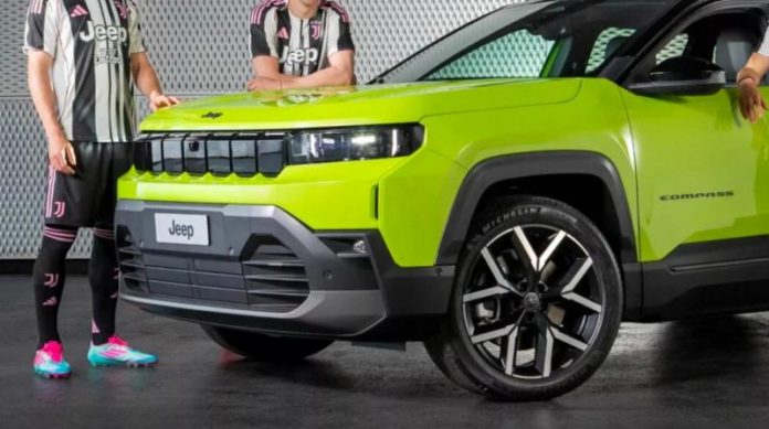 Новий Jeep Compass 2025 дебютував у лаймовому кольорі