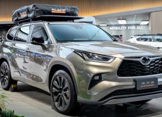 Toyota показала Highlander Active Concept – позашляховик для активного відпочинку