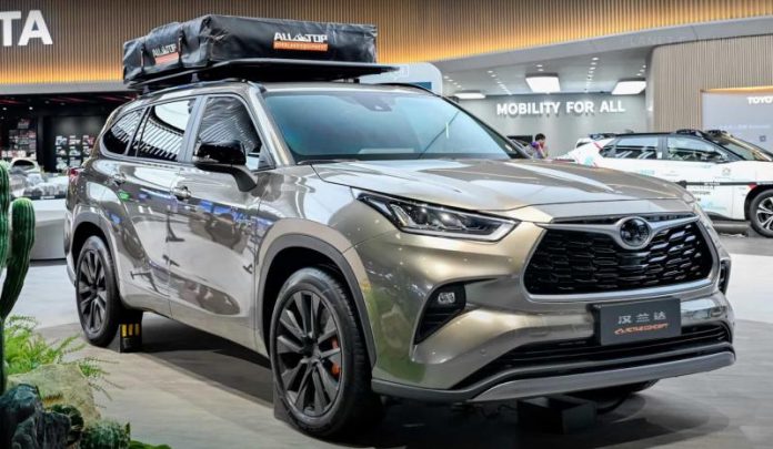 Toyota показала Highlander Active Concept – позашляховик для активного відпочинку