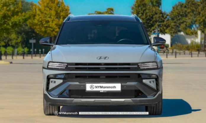 Hyundai Tucson нового покоління показаний на першому зображенні