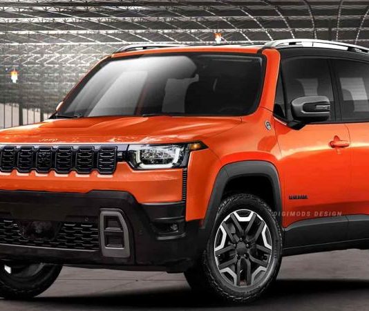 Оновлений Jeep Renegade показали на нових рендерах
