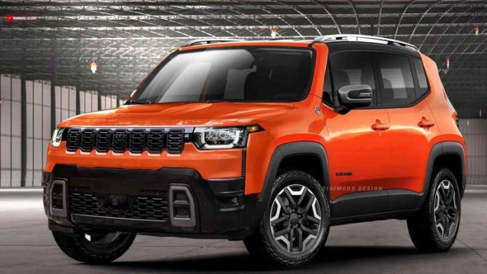 Оновлений Jeep Renegade показали на нових рендерах