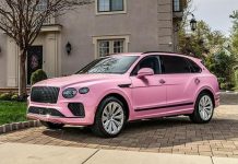 Bentley представив ексклюзивний Bentayga у кольорі Candy Pink