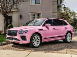 Bentley представив ексклюзивний Bentayga у кольорі Candy Pink