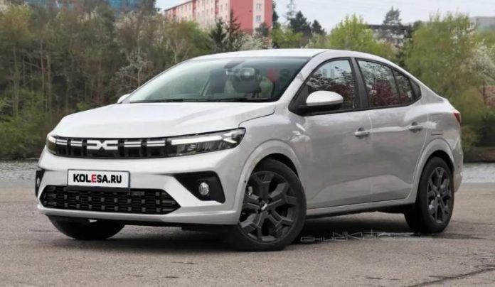 Оновлений Dacia Logan показали на нових рендерах