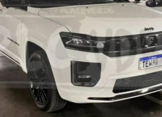 Jeep Commander 2026 показаний на фото без камуфляжу