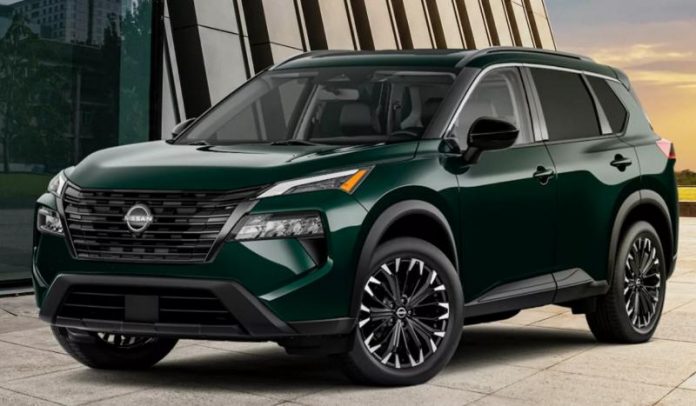 Представлено оновлений Nissan Rogue 2026 в новому кольорі Dark Armor