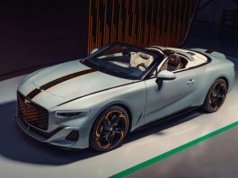 Bentley представила перший кабріолет Batur з 730-сильним двигуном W12