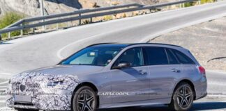 Шпигунські фото показали оновлений Mercedes C-Class 2026
