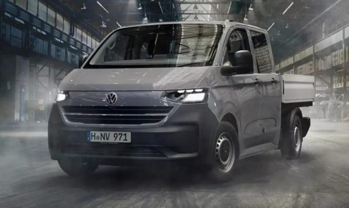 Volkswagen представила незвичайний пікап на базі VW Transporter T7