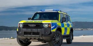 Новий Toyota Land Cruiser Prado став поліцейським автомобілем (ФОТО)