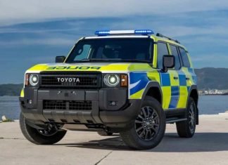Новий Toyota Land Cruiser Prado став поліцейським автомобілем (ФОТО)