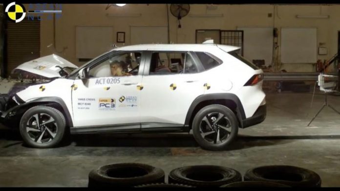 Toyota Yaris Cross отримала 5 зірок за безпеку від ASEAN NCAP