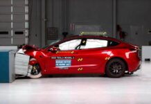 Електромобіль Tesla Model 3 2025 провалив краш-тест IIHS