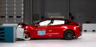 Електромобіль Tesla Model 3 2025 провалив краш-тест IIHS
