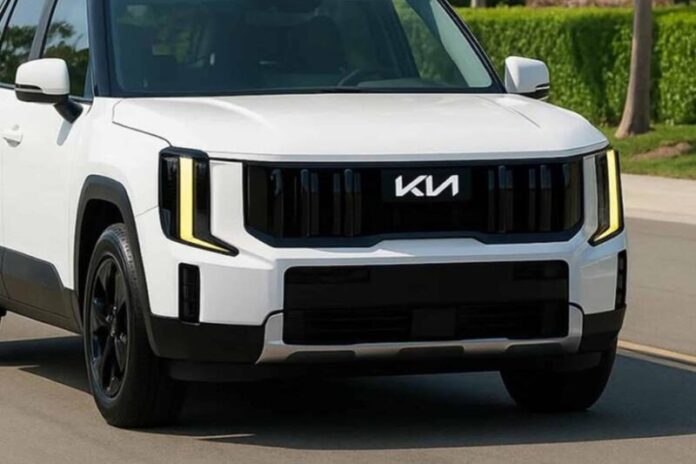 Флагманський кросовер Kia вперше засвітився в оновленому дизайні