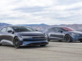 Фахівці порівняли електрокари Tesla Model S та Lucid Air