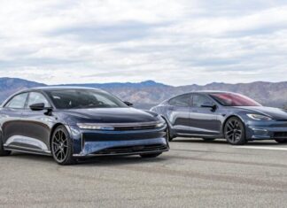 Фахівці порівняли електрокари Tesla Model S та Lucid Air