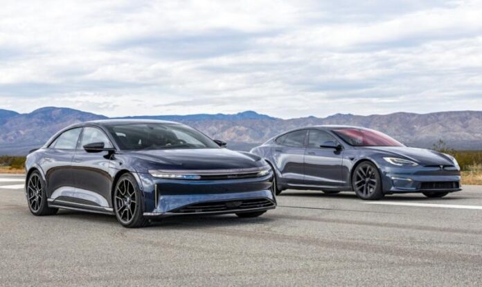 Фахівці порівняли електрокари Tesla Model S та Lucid Air