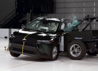 Оновлена Toyota Corolla Cross 2026 пройшла краш-тести IIHS Оновлена Toyota Corolla Cross 2026 пройшла краш-тести IIHS