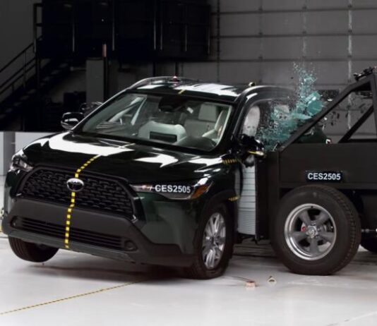 Оновлена Toyota Corolla Cross 2026 пройшла краш-тести IIHS Оновлена Toyota Corolla Cross 2026 пройшла краш-тести IIHS