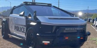 Tesla Cybertruck став поліцейським автомобілем (ФОТО)