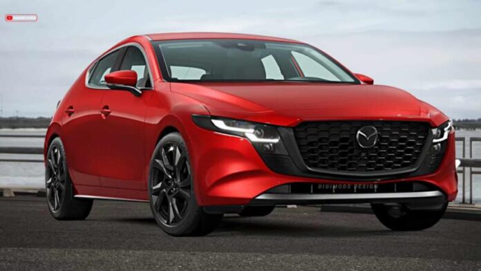 Перші рендери оновленої Mazda 3 хетчбек показують дизайн у стилі нового CX-5