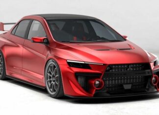 Mitsubishi Lancer Evo XI показали на реалістичних зображеннях