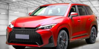 Lexus готує оновлений кросовер TX із новим дизайном передньої частини