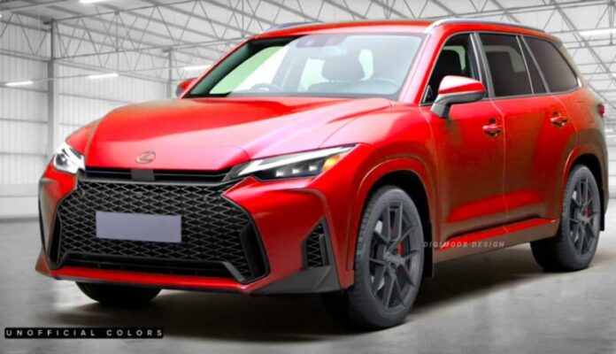 Lexus готує оновлений кросовер TX із новим дизайном передньої частини