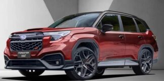 На нових рендерах показали Subaru Forester STI шостого покоління