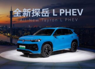 У Китаї представили оновлений Volkswagen Tayron L PHEV 2026
