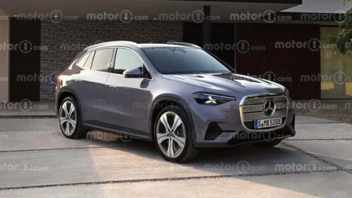 nuova-mercedes-gla-2026-il-render-di-motor1.com_ Mercedes поділився новими деталями про свій компактний кросовер