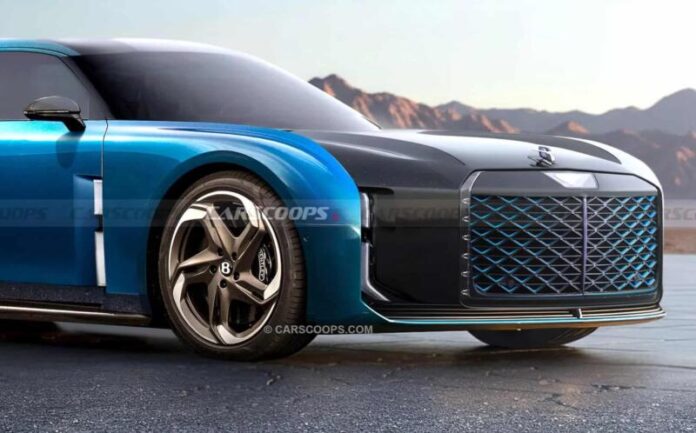 Копия-2027-Bentley-Flying-Spur-Blue-Carscoops-1-1 Bentley представить новий Flying Spur із переосмисленням розкоші