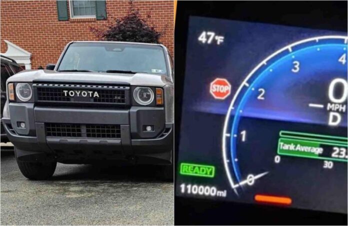 Гібридний Toyota Land Cruiser Prado проїхав 160 тисяч км за рік без проблем