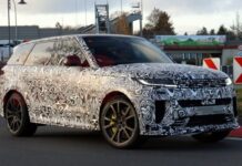 Прототип Range Rover Sport SVR помічено на Нюрбургрингу (ФОТО) Прототип Range Rover Sport SVR помічено на Нюрбургрингу (ФОТО)