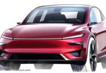 Tesla показала дизайнерські ескізи нової Model Y Performance Tesla показала дизайнерські ескізи нової Model Y Performance