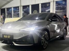 На дорогах помітили електроседан Volkswagen ID. Unyx 07 2026 На дорогах помітили електроседан Volkswagen ID. Unyx 07 2026