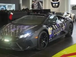 Поліція США отримала Lamborghini для соціального проєкту Поліція США отримала Lamborghini для соціального проєкту