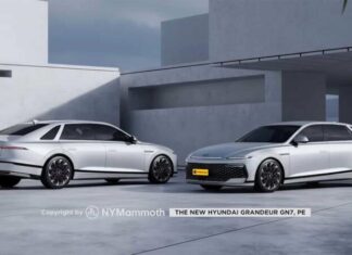 Оновлений розкішний седан Hyundai Grandeur показано на рендерах Оновлений розкішний седан Hyundai Grandeur показано на рендерах