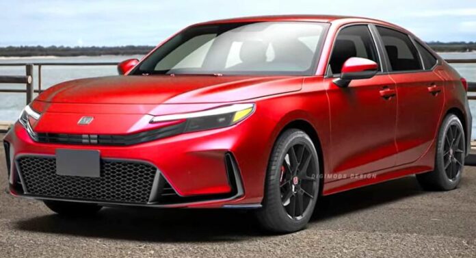 redesigned-honda-civic-sedan-looks-ready-to-cgi-fight-the-all-new-sentra-and-next-corolla_4-1 Honda готує оновлений Civic із гібридною підтримкою (фото)