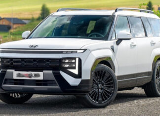 Оновлений Hyundai Santa Fe показали на перших реалістичних фото Оновлений Hyundai Santa Fe показали на перших реалістичних фото