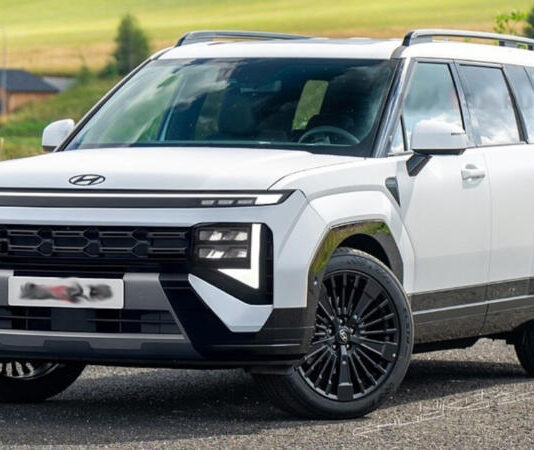 Оновлений Hyundai Santa Fe показали на перших реалістичних фото Оновлений Hyundai Santa Fe показали на перших реалістичних фото