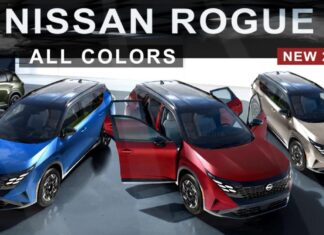 Новий Nissan Rogue Hybrid e-Power 2027 показали у яскравих кольорах